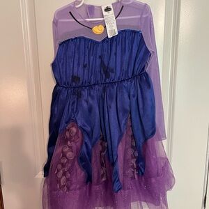 Disney Ursula Purple and Blue Kids Costume
